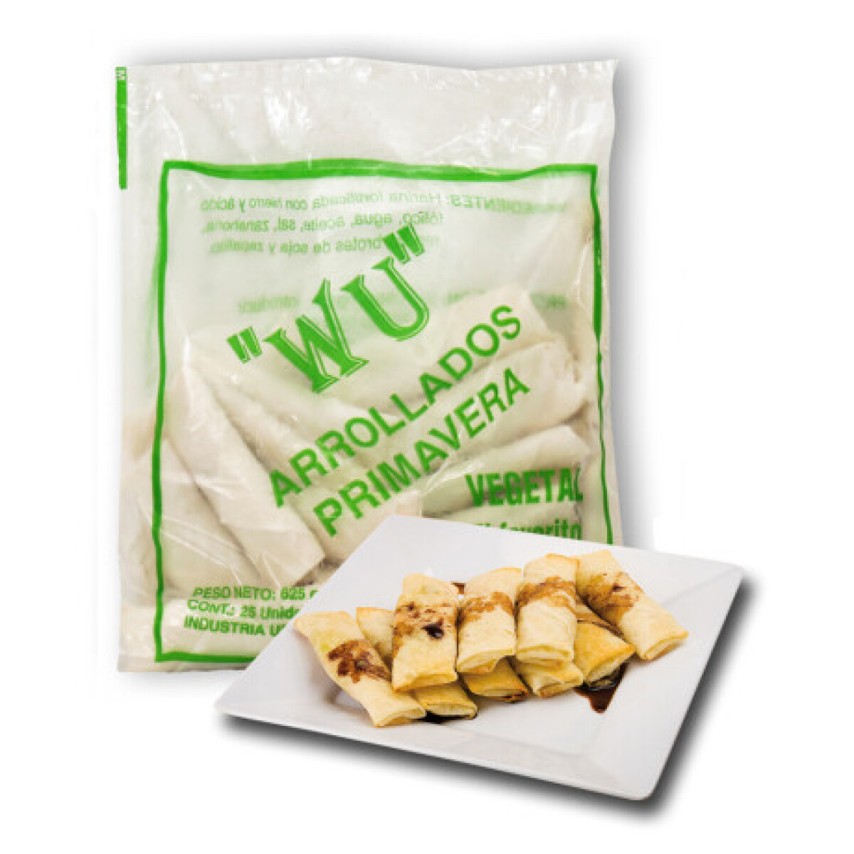 Arrolladitos de Vegetales WU 25 unidades 
