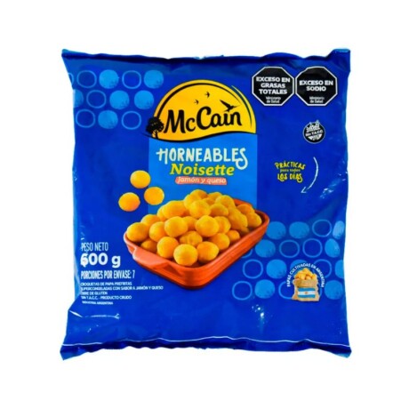 PAPAS NOISETTE HOREABLES JAMON Y QUESO MC CAIN 600G PAPAS NOISETTE HOREABLES JAMON Y QUESO MC CAIN 600G