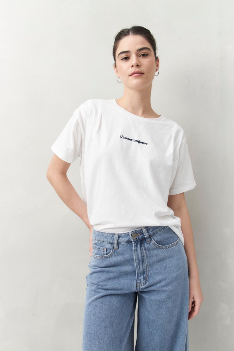 REMERA LIATRA Blanco