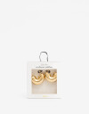Aros Argollas Metal Aros Argollas De Acero Chunky - Dorado
