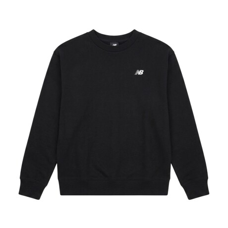 NEW BALANCE SMALL LOGO FRENCH TERRY CREW Black