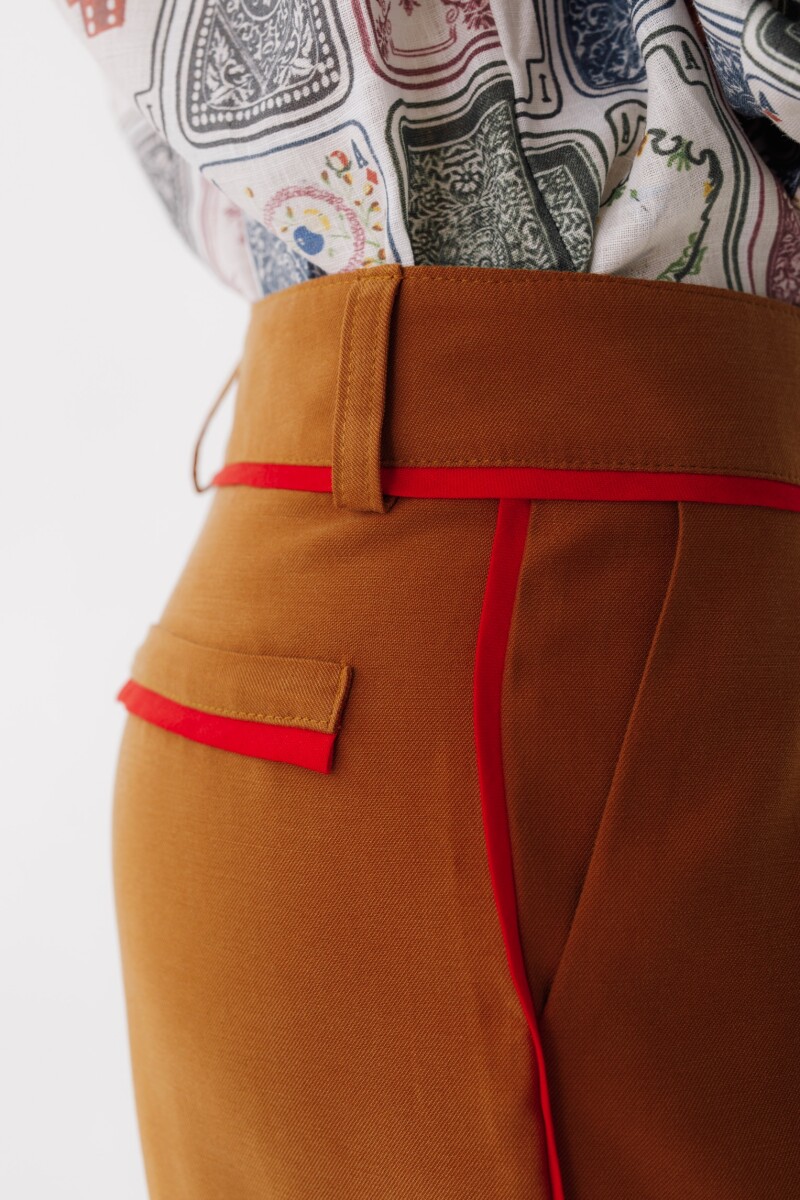 PANTALON SASTRERO Camel