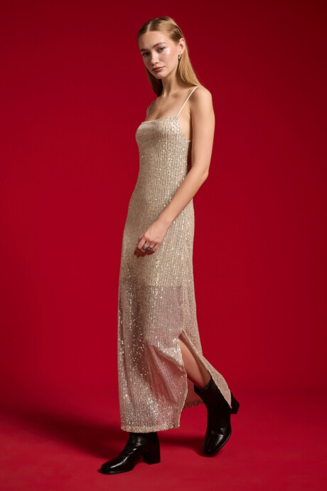 Vestido Indigus Champagne