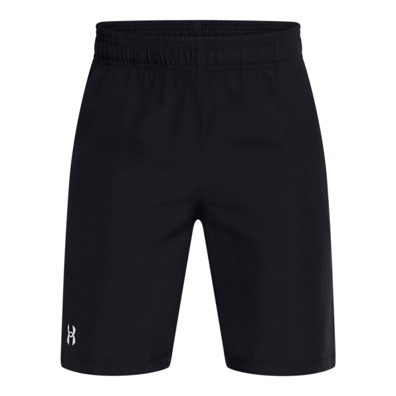 UA Woven Short-RED BLK-002