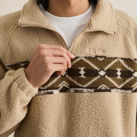 Buzo Rhythm High Plains Quarter Zip - Beige Buzo Rhythm High Plains Quarter Zip - Beige