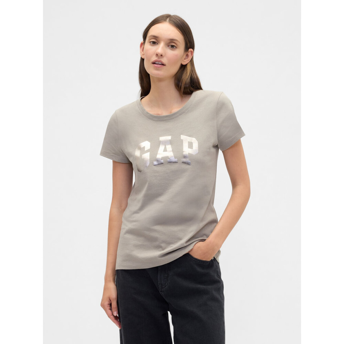 V-SS LOGO CLASSIC TEE - MEDIUM COOL BROWN 