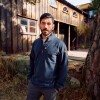 Casaca Fjallraven Ovik Lite Fleece Half Zip M Hombre Dark Navy