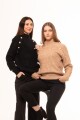 SWEATER CAPRICCI CAREZZA EXTRA TÉRMICO CAMEL