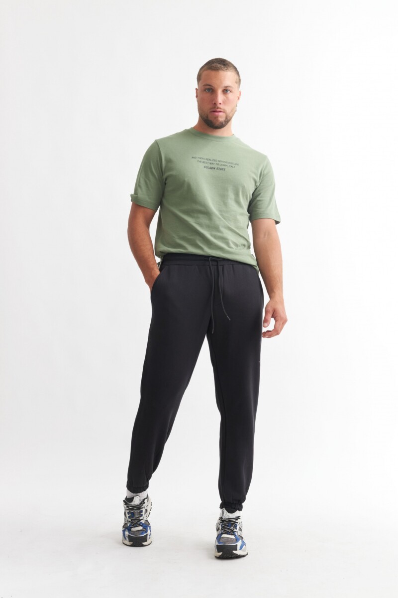 Jogger felpa - Negro 