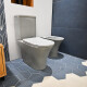 Inodoro Con Tapa Gris Linea Anori Aqualia 000
