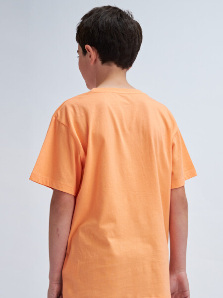 Camiseta manga corta Naranja