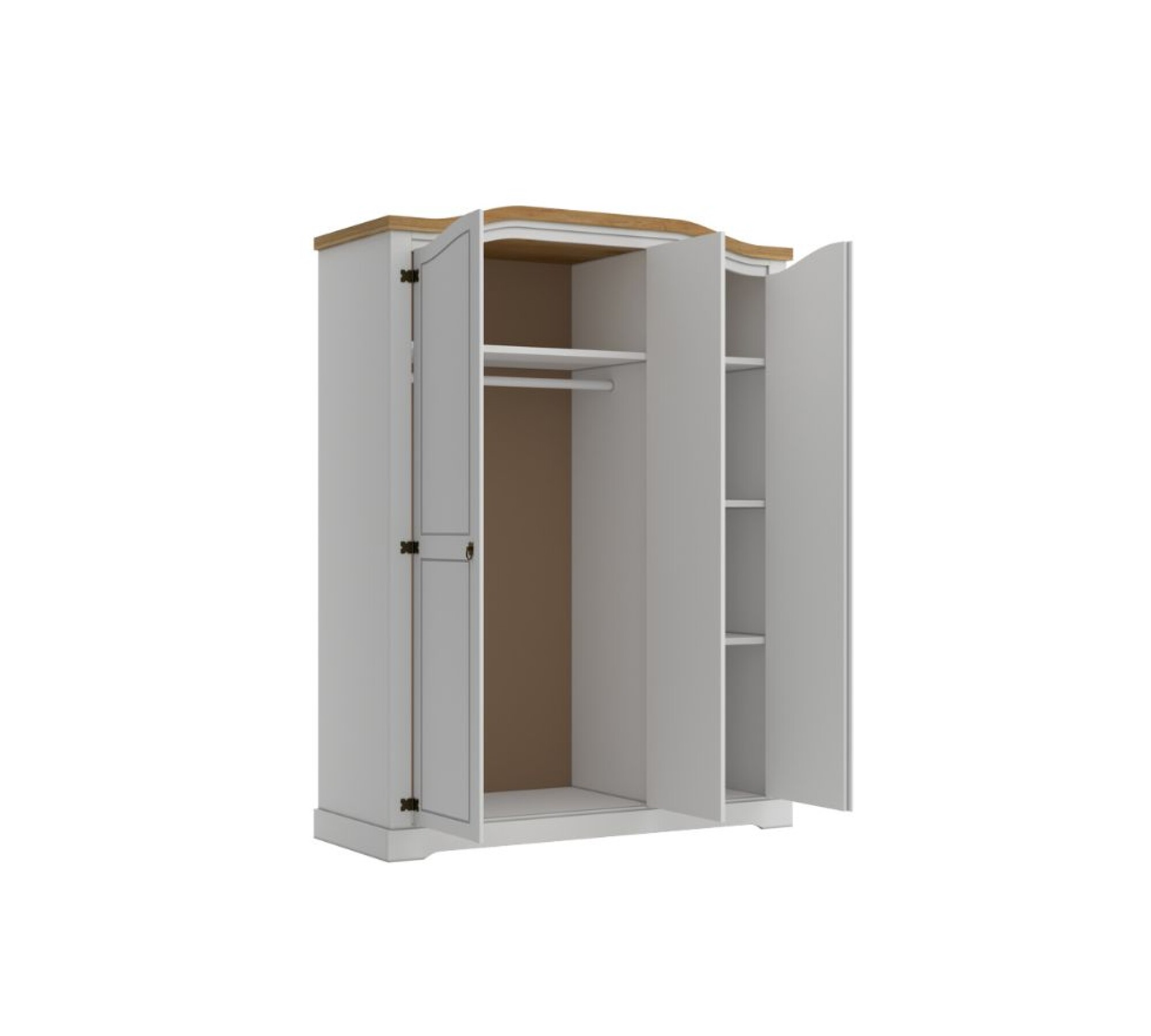 Ropero Curvo 3 Puertas - Linea Mexicana — Rustico Hogar