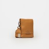 Mini bag Olivia en cuero graneado Cuoio