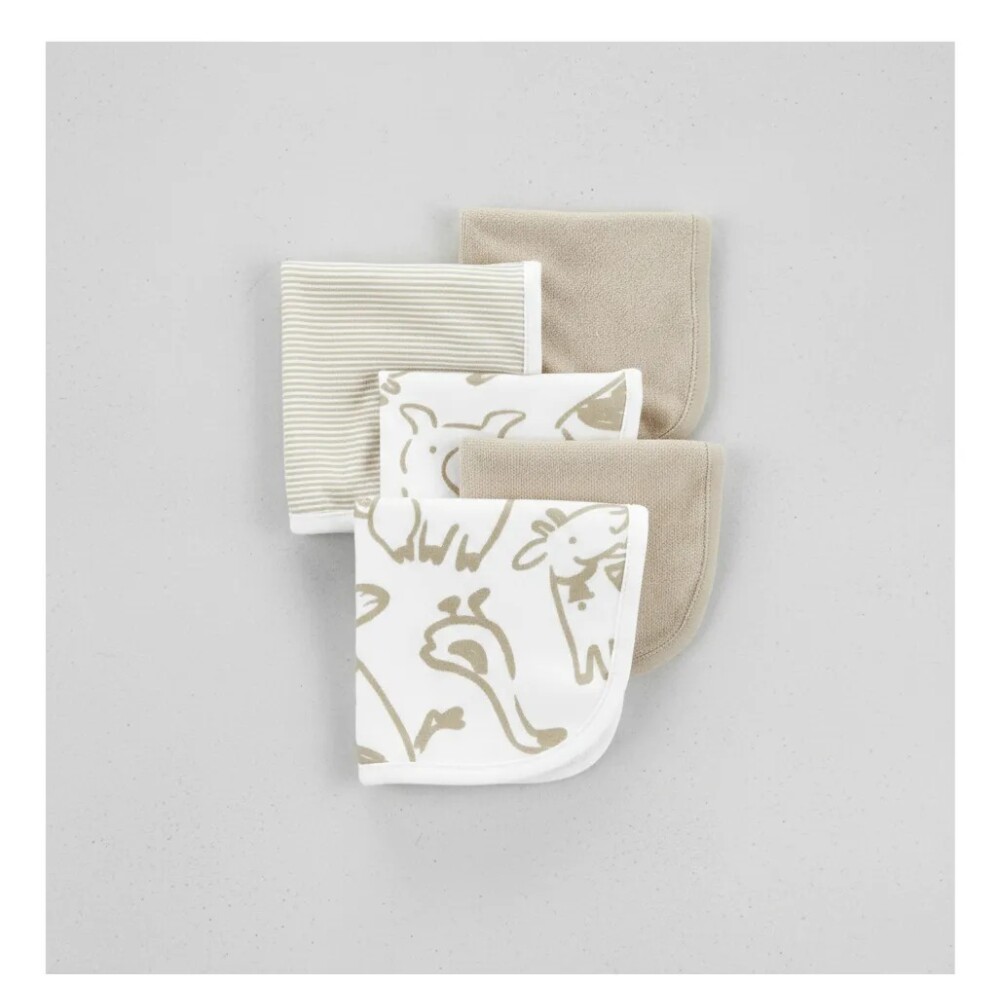 SET BABITAS X6 TOWEL TERRY CARTERS beige vacas