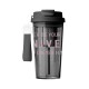 Vaso plástico con infusor 550ml negro