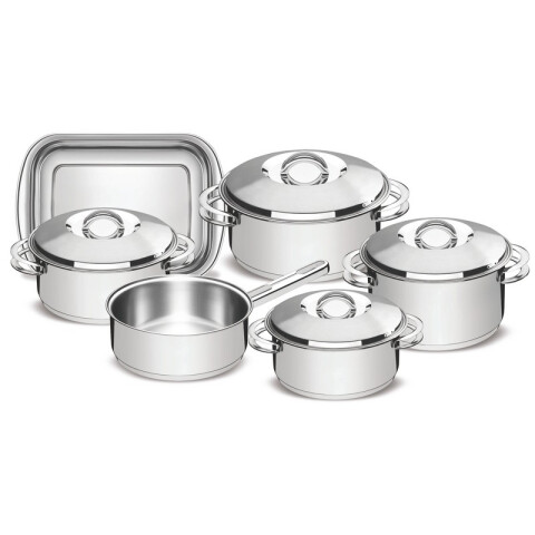 Juego de ollas modelo SOLAR, 6 piezas -TRAMONTINA TF6504