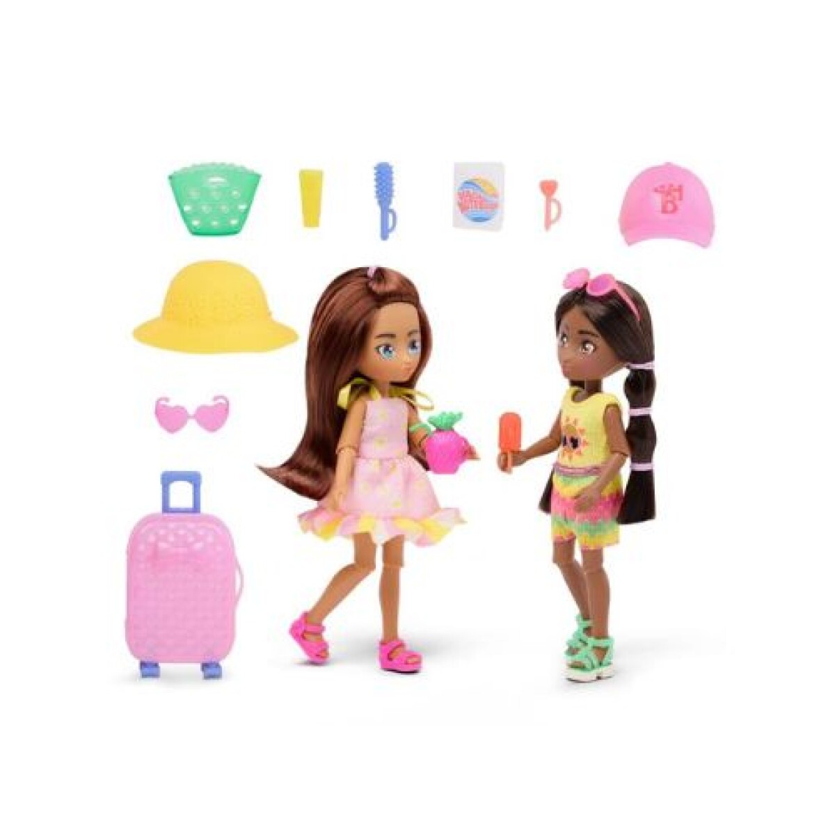 Muñecas Jasmine y Makayla con Accesorios - Muñecas Jasmine Y Makayla Con Accesorios 