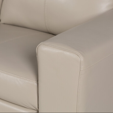 Rinconera Royale - Cuero Básico - Chaise Izquierdo 519 (Beige)