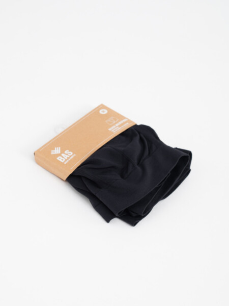 Boxer microfibra liso X1 Negro