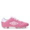 Championes de Fútbol 11 Infantiles Umbro Touch HG Rosado - Blanco