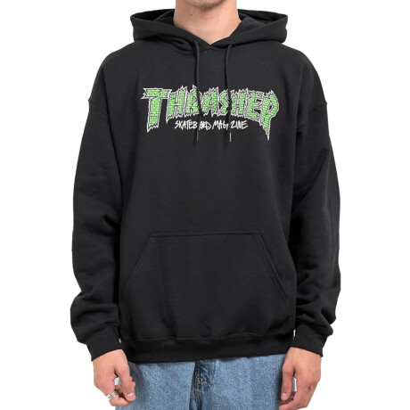 Canguro Thrasher Brick Logo - Negro/Verde Canguro Thrasher Brick Logo - Negro/Verde