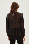 Camisa Gandha Lurex Negro