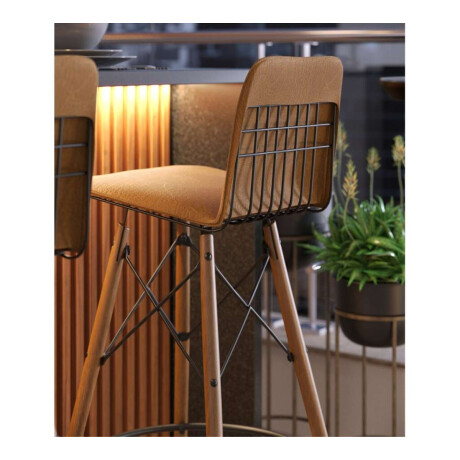 Butaca Gourmet Li­nea Manhattan Negro/Marron