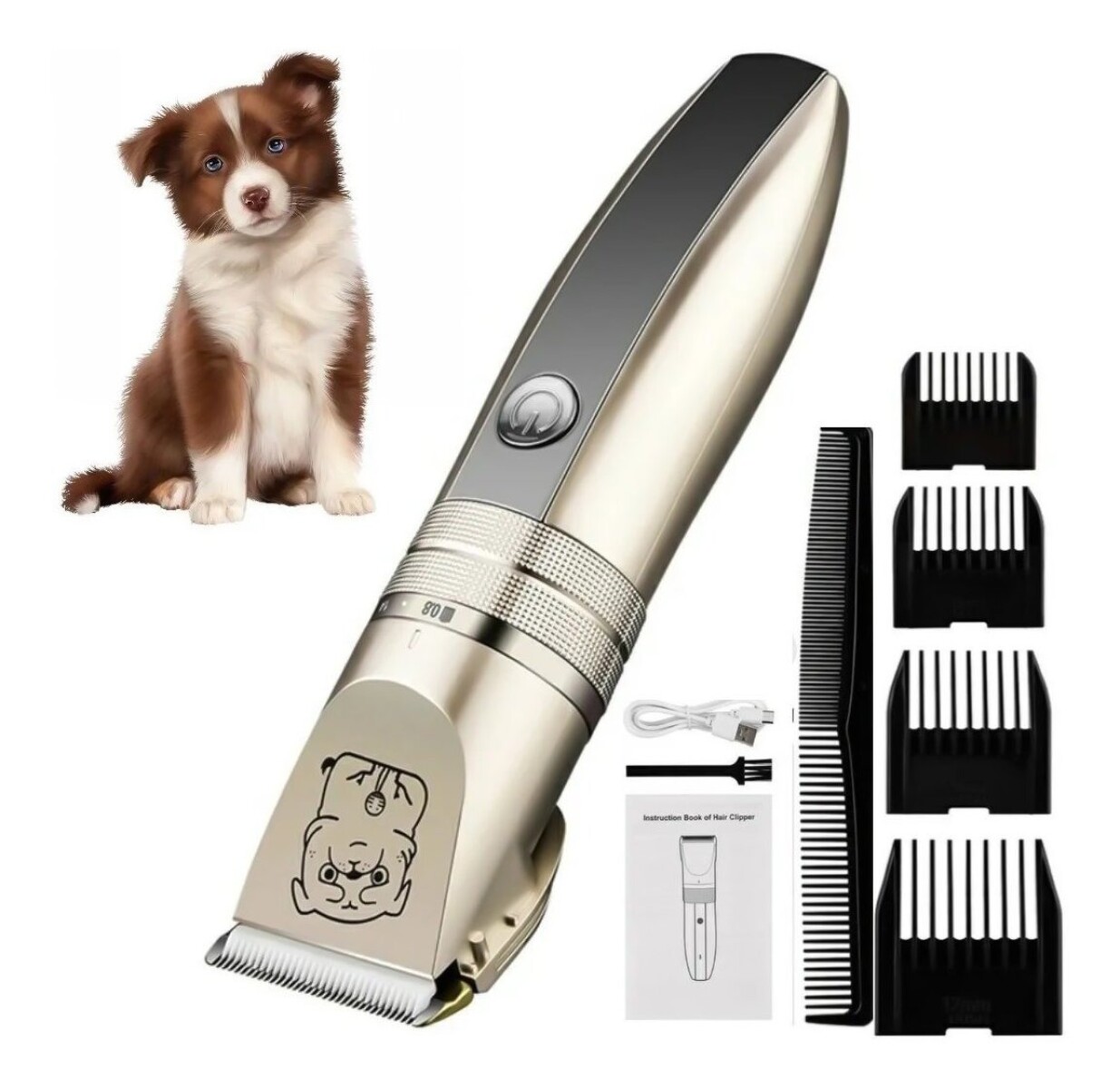 Maquina Cortar Pelo Perros Cortapelos Profesional Maquina de Cortar Pelo  para Perros Maquina Pelar Corta Pelo Mascota Esquiladora Perro Maquinilla :  : Productos para mascotas