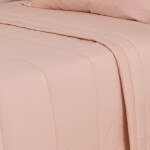 Edredón 200 Hilos 290x240 Col. Basic Rosa Full- Queen