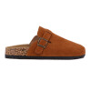 Zueco Country Cuero Mujer Camel