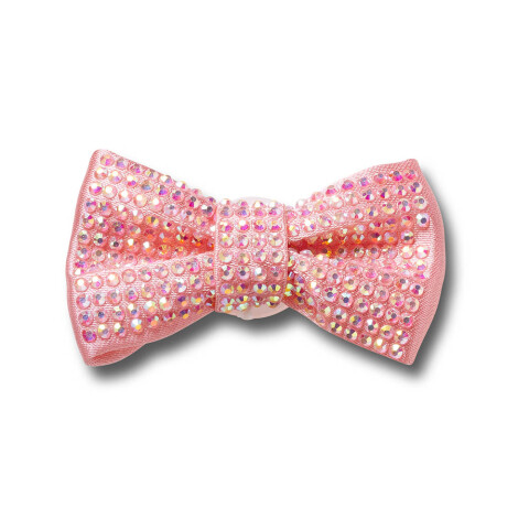 Jibbitz Glitzy Pink Bow Multicolor