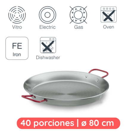 Paellera de hierro 80 cm Paellera de hierro 80 cm