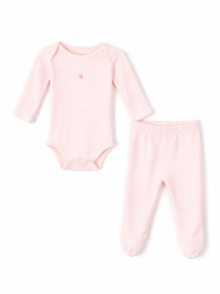 CONJUNTO BODY Y PELELE ROSADO