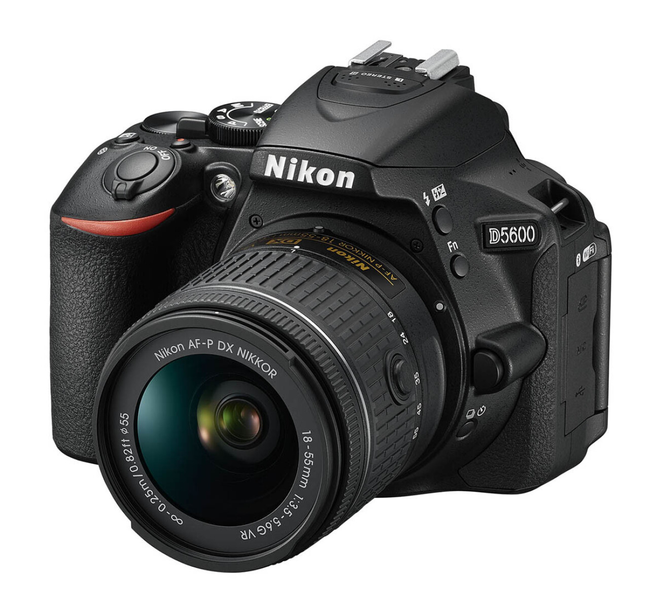 Camara Nikon D5600, 24MP, Lente 18-55, Wifi, Reflex Profesional - 001 