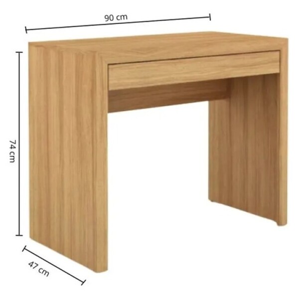 Escritorio ComboHome Diseño Premium 1 Cajón 90Cm Mdf Calidad Marrón 1