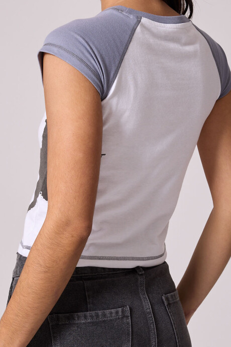 T-SHIRT MELMAN DIXIE Blanco