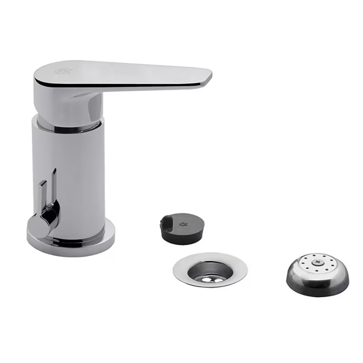 Griferia De Bidet Monocomando Zoe Cromado Con Transferencia 