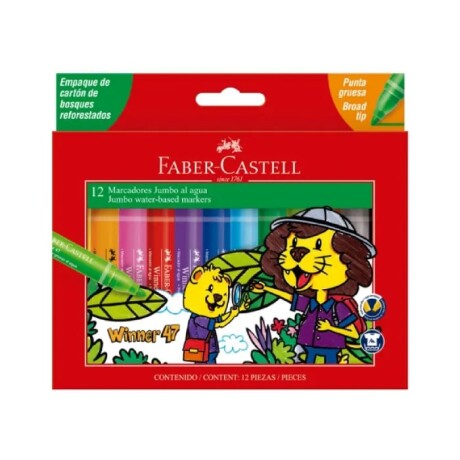 Marcador Grueso Faber-Castell Winner x12