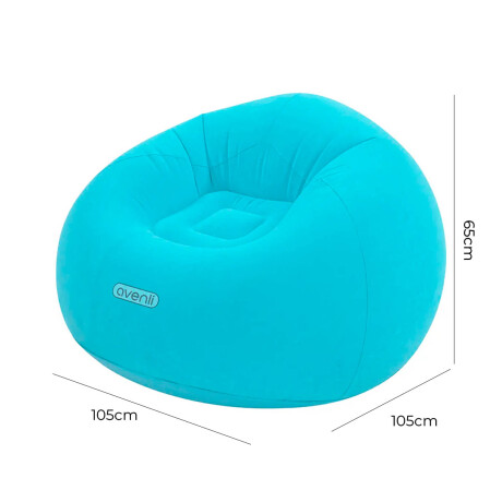 Sillón Puff Inflable Jilong Avenli Living Dormitorio Jil027499