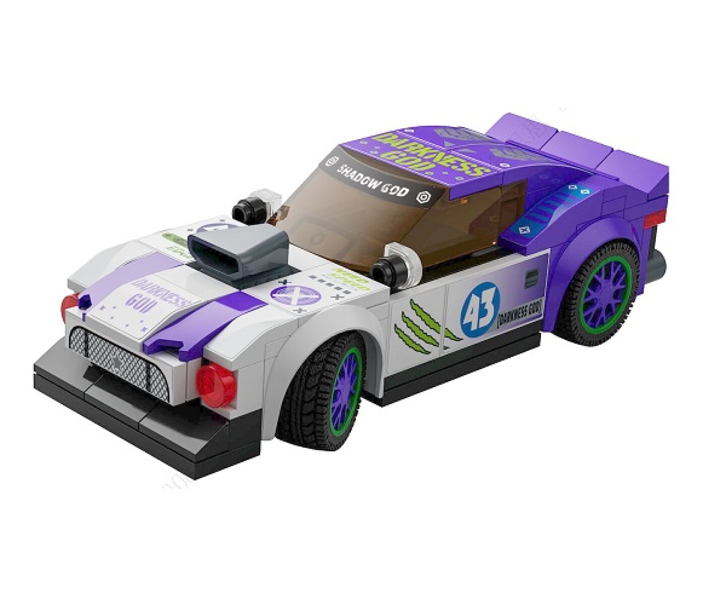 Bloques racing 3 en 1 - violeta 