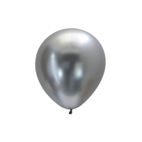Globo Abanti 18" Cromado x 5 Plateado