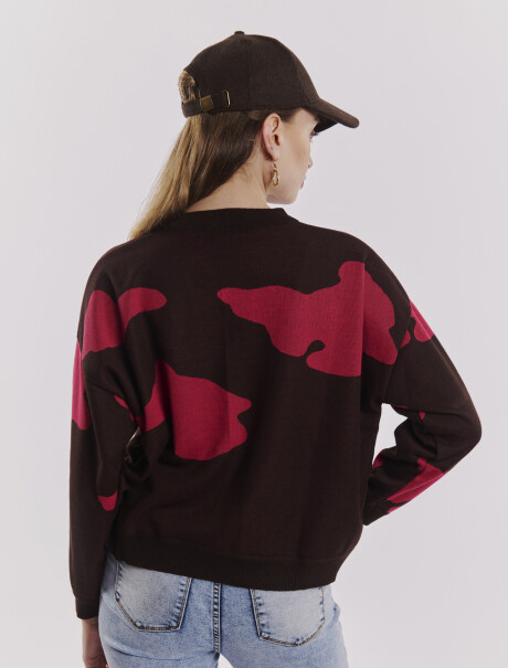 Sweater Jacquard Chocolate