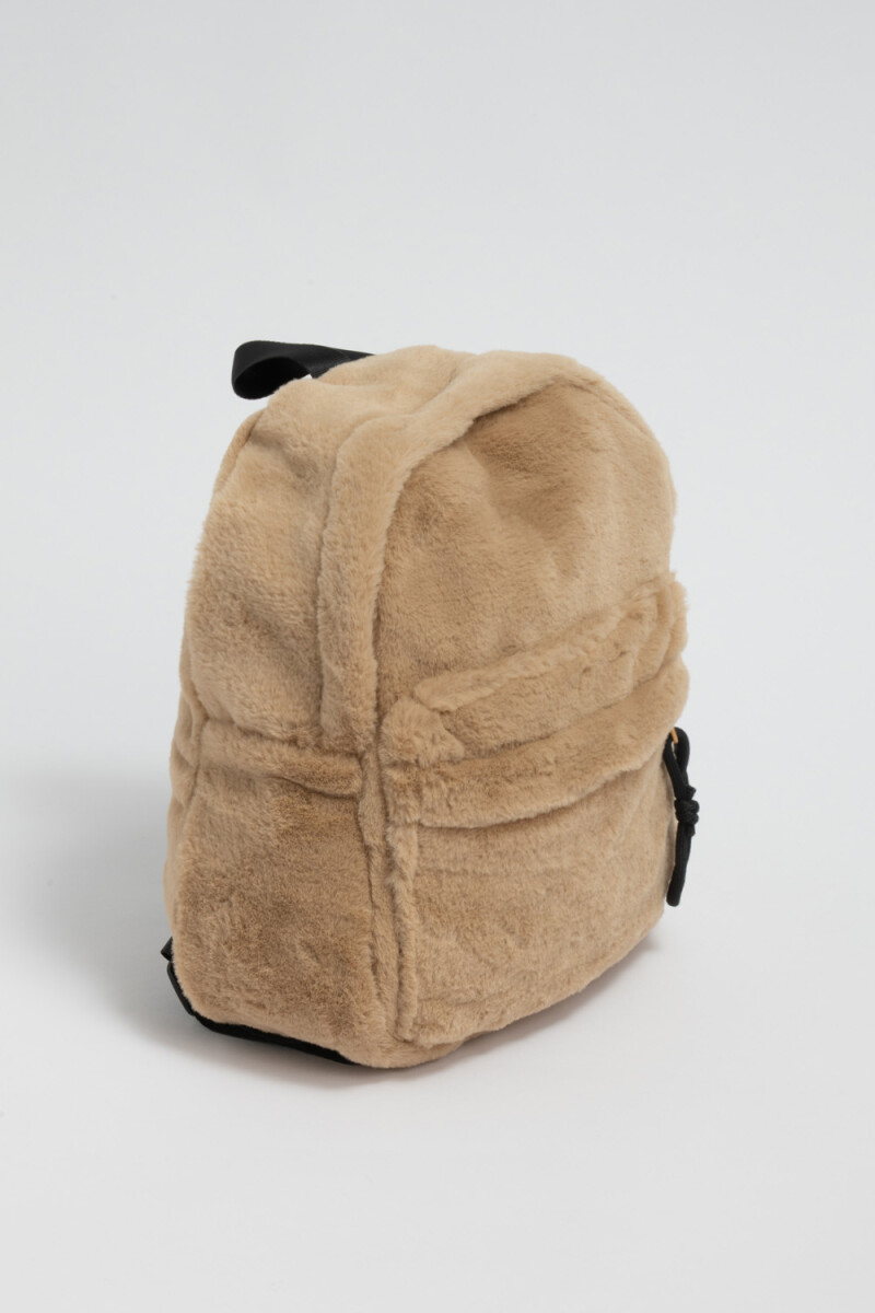 Mochila sherpa Beige