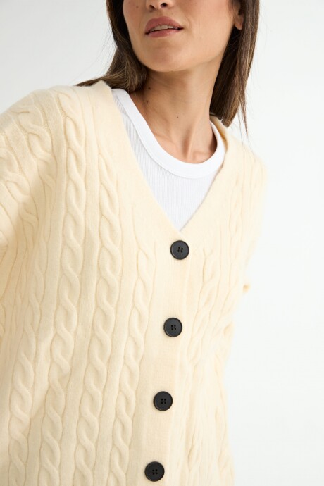 CARDIGAN LITZIA CRUDO