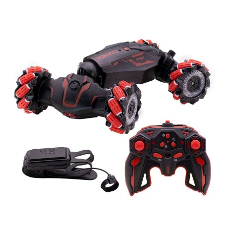 Auto a control remoto STUNT CLIMBING con sensor de mano Rojo Auto a control remoto STUNT CLIMBING con sensor de mano Rojo