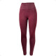 Calza Levanta Glúteos Leggings Push Up Bordo