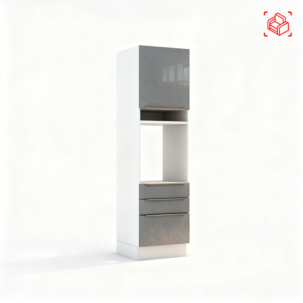 ARMARIO DE COCINA 60 CM MDP BLANCO LUX