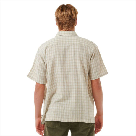 Camisa MC Rip Curl Classic Surf Check Blanco a cuadros