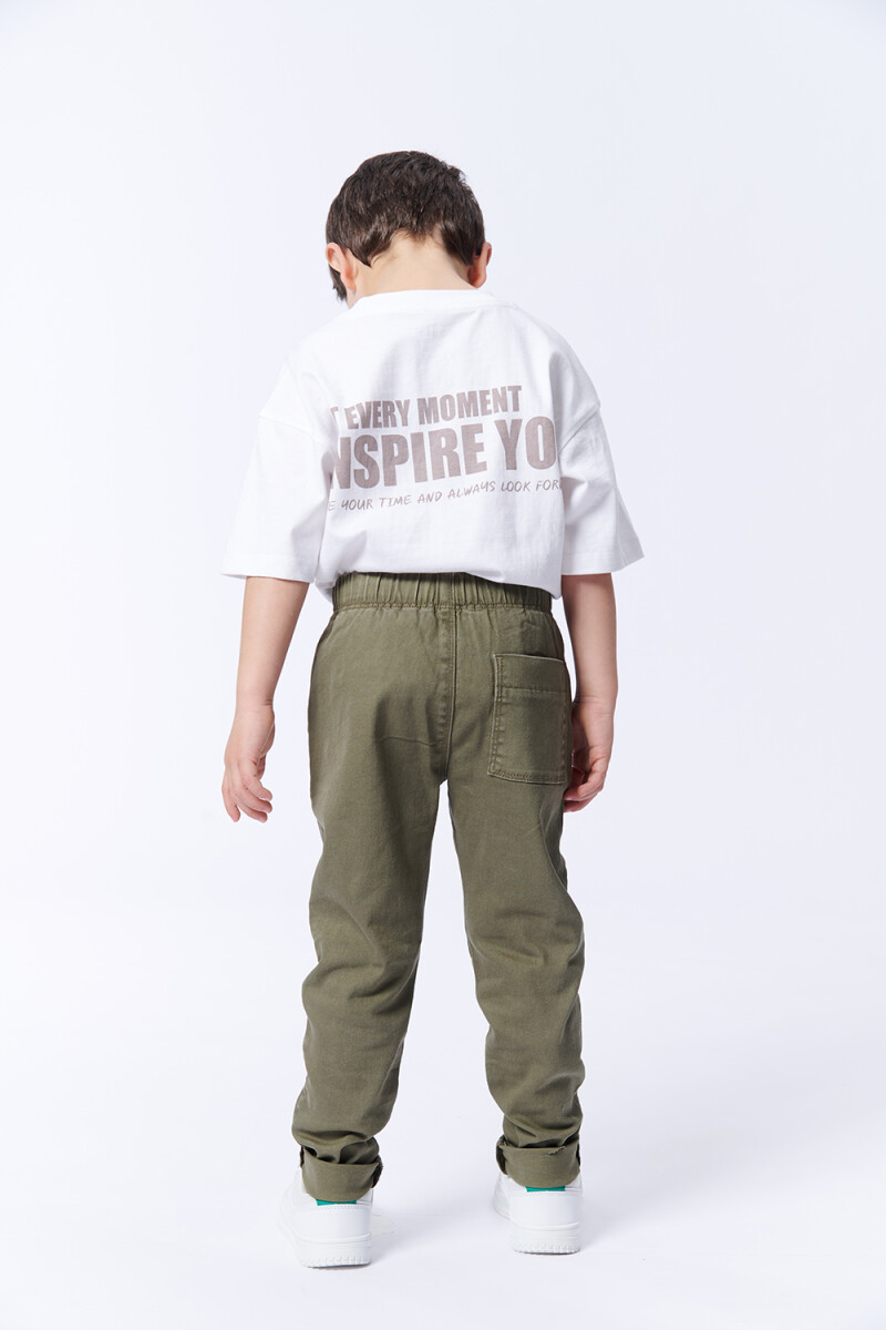 Pantalón casual Verde