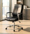 Silla de oficina Cromada Mariposa Nash Negro